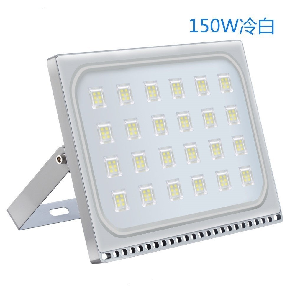 6pcs 200W AC220V Ultra thin Garden Street Spotlight IP65 Waterproof LED Projector Outdoor Flood Lighting