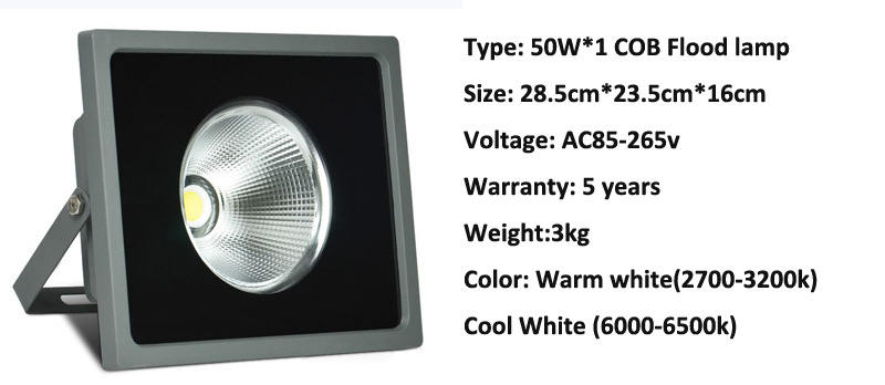 COB Outdoor Floodlights Projector Light Spotlight 100W 200W 300W 400W 500W 600W LED Lights RGB Warm Cold White Flood Lighting