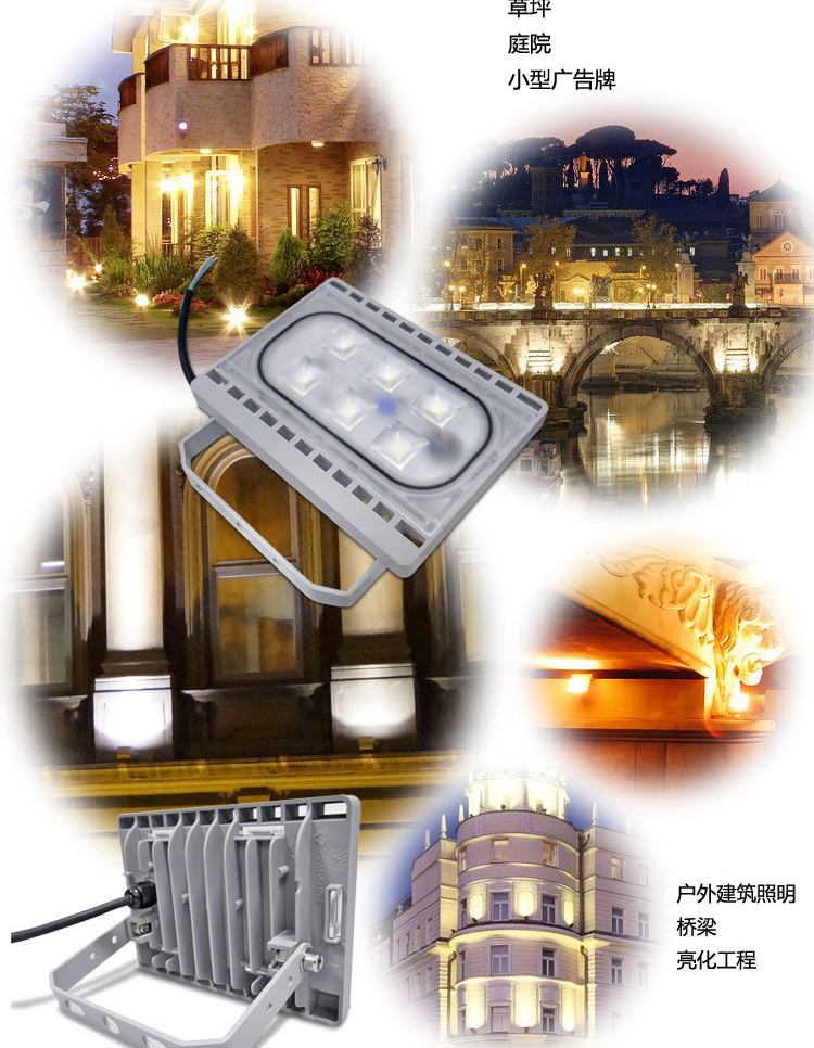 20pcs/lot Ultrathin Searchlight 30W 220V 110V 50W Refletor Led Street Light Waterproof IP65 Projector Garden Lights Outdoor Lamp