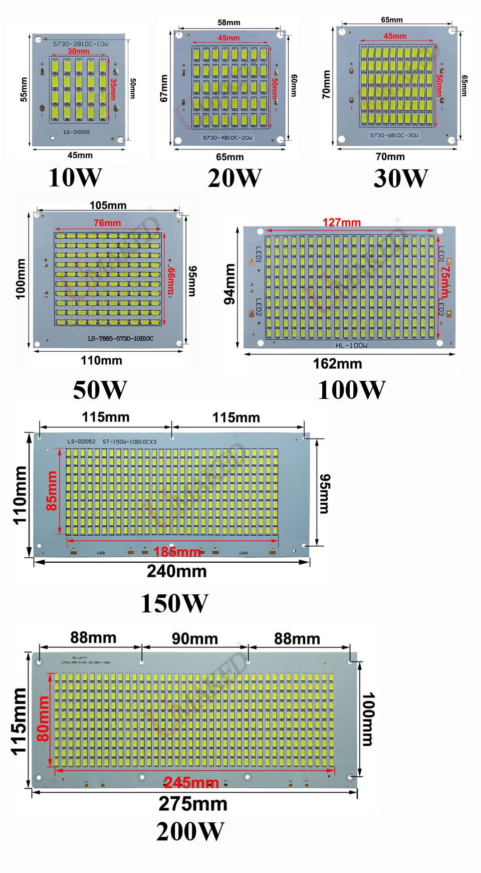 4PCS 50W 100W 150W LED Floodlight Portable Flood Light Spotlight Outdoor Rechargeable Light Power + Charger