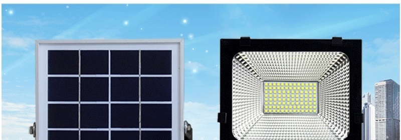 Led Solar Flood Lamp With Remote Street Light 30W/50W/100W Garden Lawn Spotlight Outdoor Wall Lighting Waterproof Floodlight