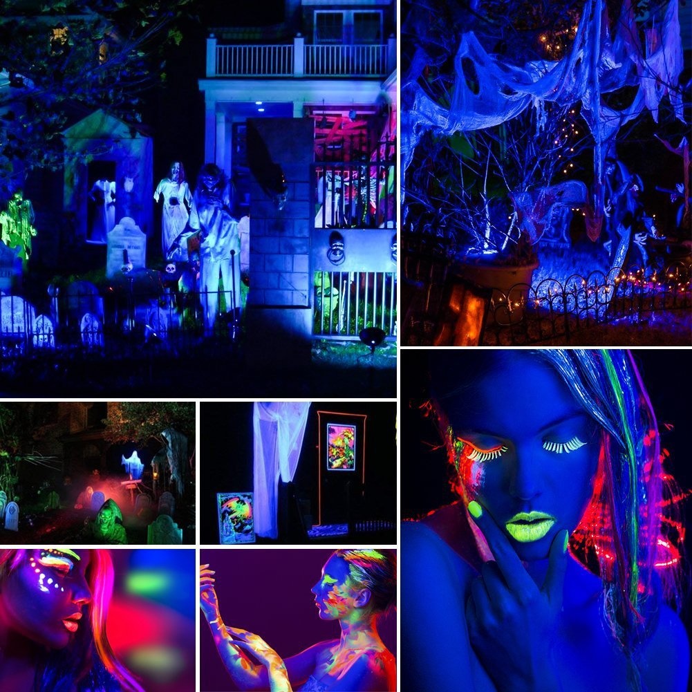 AC85-265V IP65 20W 30W 50W Black Light UV Light,DJ Disco Night Club Party Neon Glow UV Ink Curing Fluorescent Effect light
