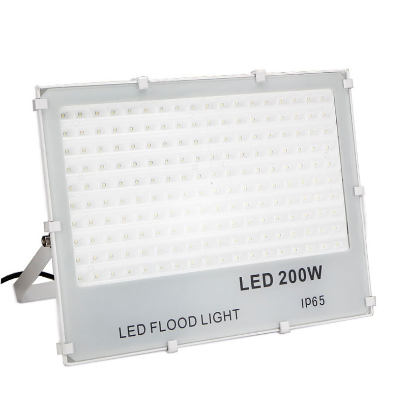 20pc Ultrathin Foco LED Exterior FloodLight 200W Garden Spot AC85-265V Reflector Waterproof IP66 Spotlight Wall Outdoor Lighting