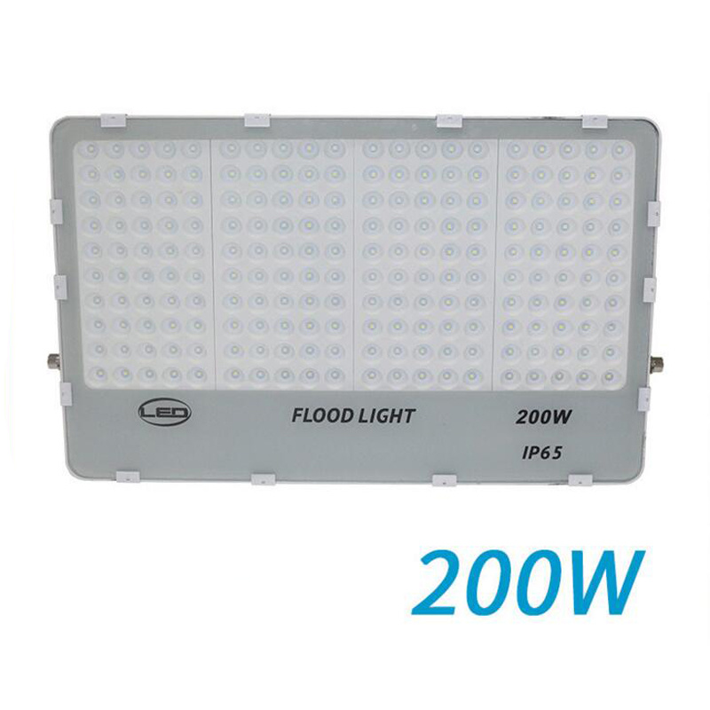 20pc Ultrathin Foco LED Exterior FloodLight 200W Garden Spot AC85-265V Reflector Waterproof IP66 Spotlight Wall Outdoor Lighting