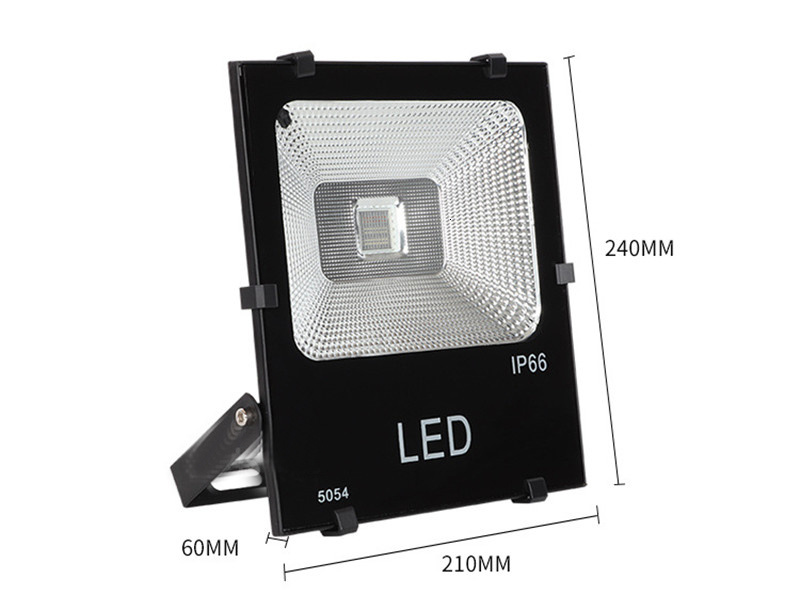 2pcs 10W 20W 30W 50W 100W 200W 300W RGB LED Floodlight Multi-color RF Flood Outdoor Lamp Lighting Courtyard Light