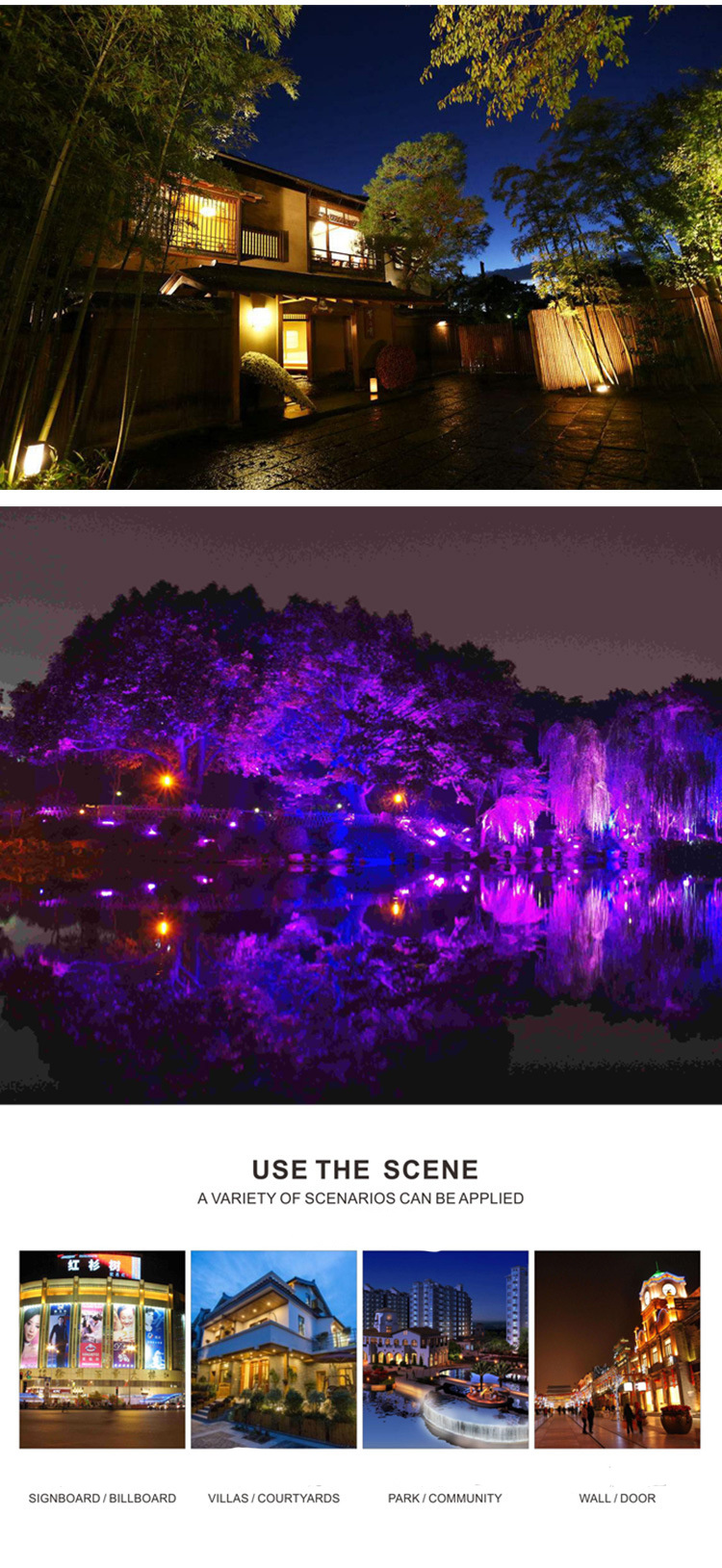 10PCS 50W 100W LED Solar Flood Light RGB Colorful Outdoor Floodlight Garden Wall Solar Powered LED Flood Light Remote Controller
