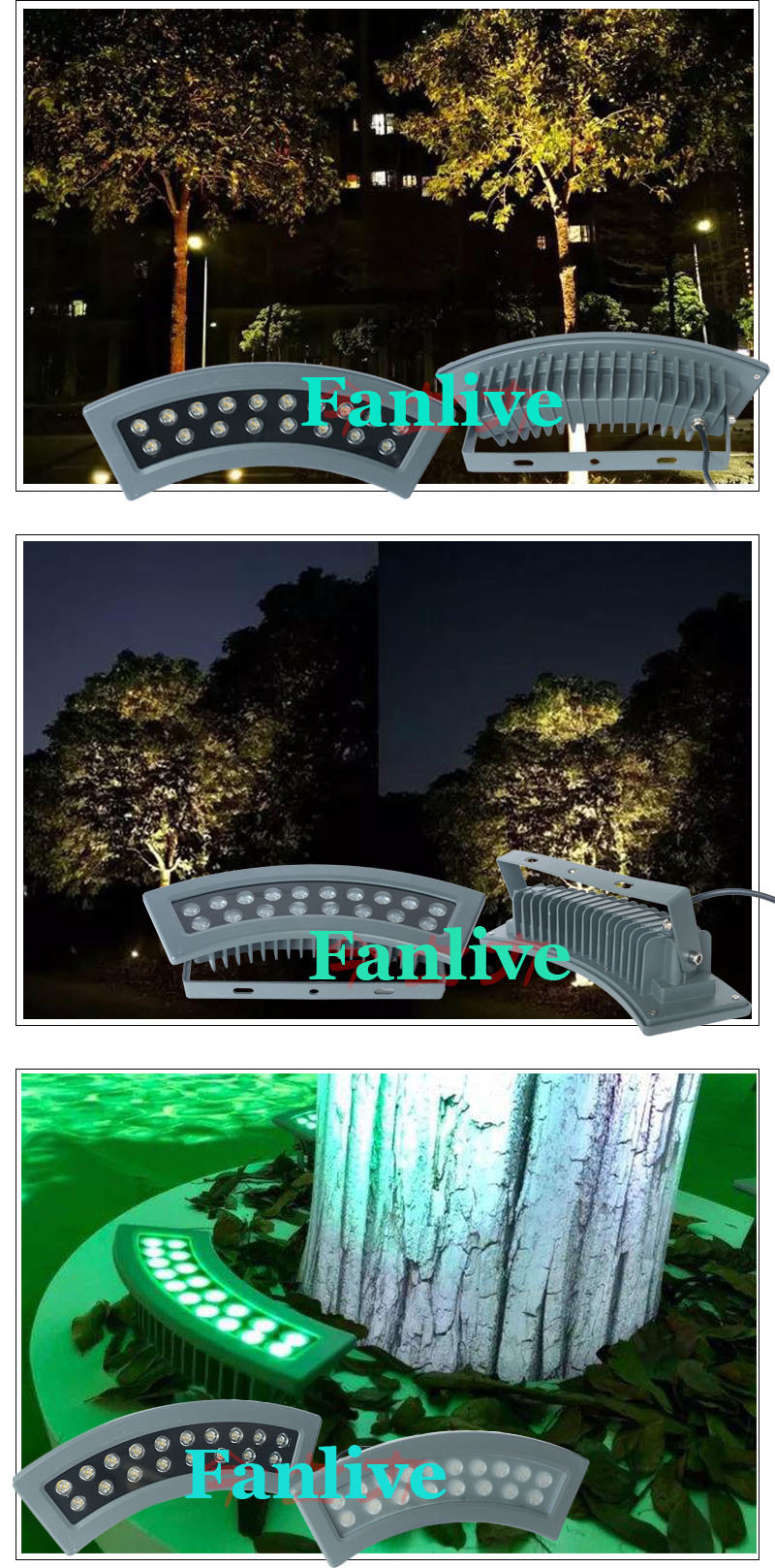 5PCS Led Tree Lighting 18W Projection Lamp Outdoor Waterproof Ac85-265v Landscape Garden Lawn Greening Tree Lamp Dc12v/24v
