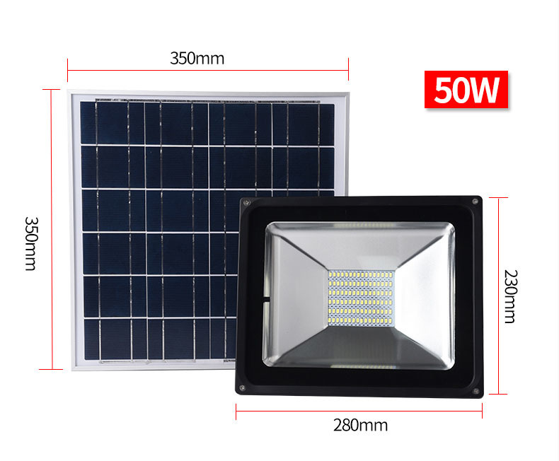 6PCS 10W 20W 30W 50W 100W Outdoor Solar Powered LED Floodlight Flood Light Time Control+ Remote Control Waterproof Spotlights