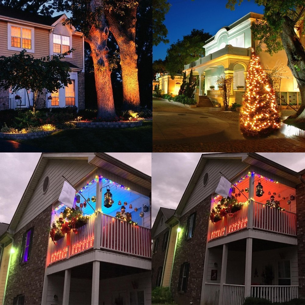 10pcs Bluetooth Led Floodlight Rgb Module 25W ac220v Outdoors Waterproof Ultrathin Extensive Light Lamp App Control