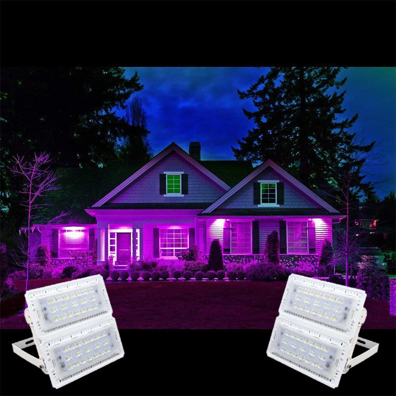 10pcs Bluetooth Led Floodlight Rgb Module 25W ac220v Outdoors Waterproof Ultrathin Extensive Light Lamp App Control