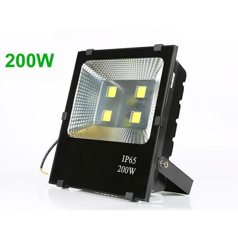 10pcs Reflector Flood Light Spotlight 50W 100W 150W 200W Led Street Outdoor Lighting Waterproof IP65 Floodlight Cob Chip
