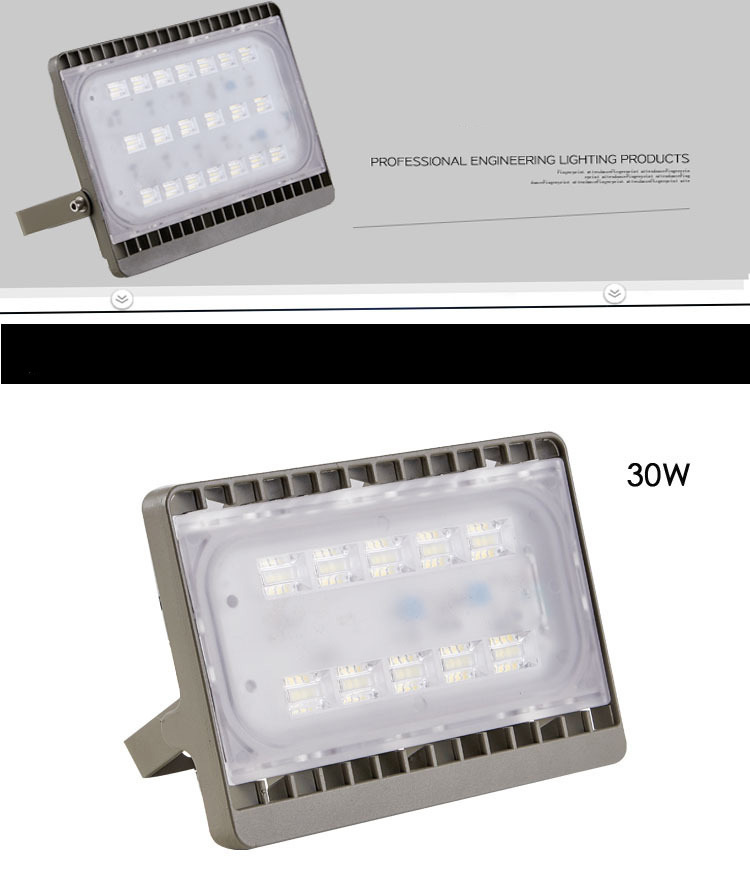 5pc 30W 50W 70W 100W AC220V Foco LED Exterior Flood Street Garden Light Ultra Thin Outdoor Wall Landscape Lighting Lamp