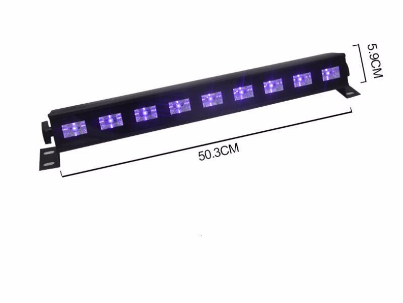 6PCS 18LEDS 24LEDS LED Blacklight UV Disco DJ Light Laser Stage Light Bar For Party Club Halloween Christmas Wall Washer Lamp