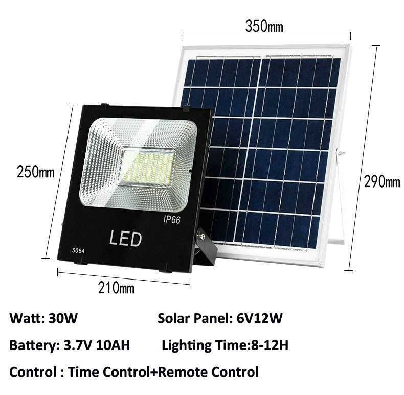 2pcs 200W 300W Solar Light Lamps Waterproof Solar powered Outdoor Solar Wall Lamps Street Light Garden Lamp Remote Controller