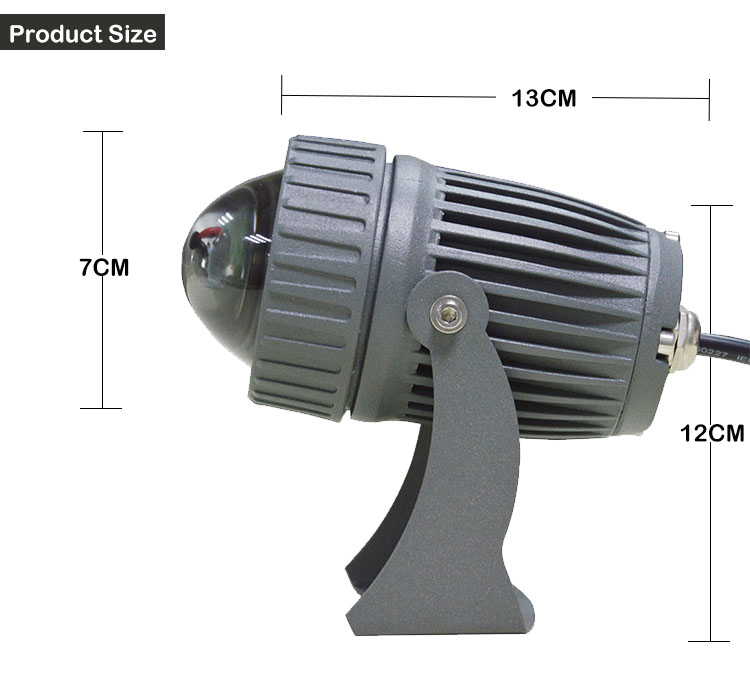 outdoor waterproof IP65 led spot light with 6 colors spotlight led floodlight for garden lawn lamp path lighting
