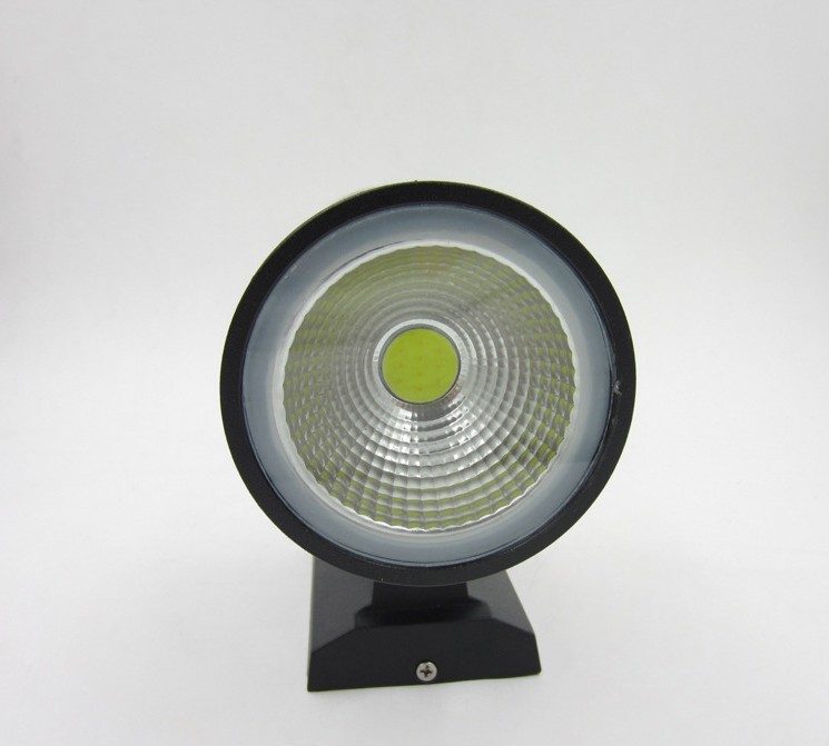 10pcs Led Wall Lamp single head 10W COB outdoor lighting AC85-260V warm white and cool white