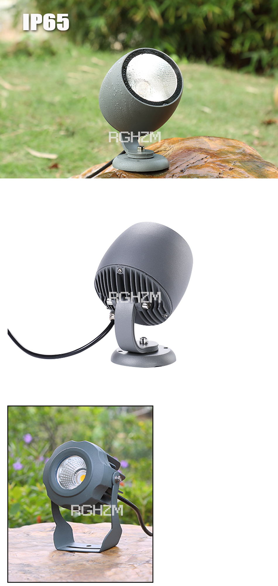 DC12V 24V 3W 7W LED Flood Light AC110V 220V Landscape Lamp IP67 Waterproof Outdoor Lighting Garden Spotlight