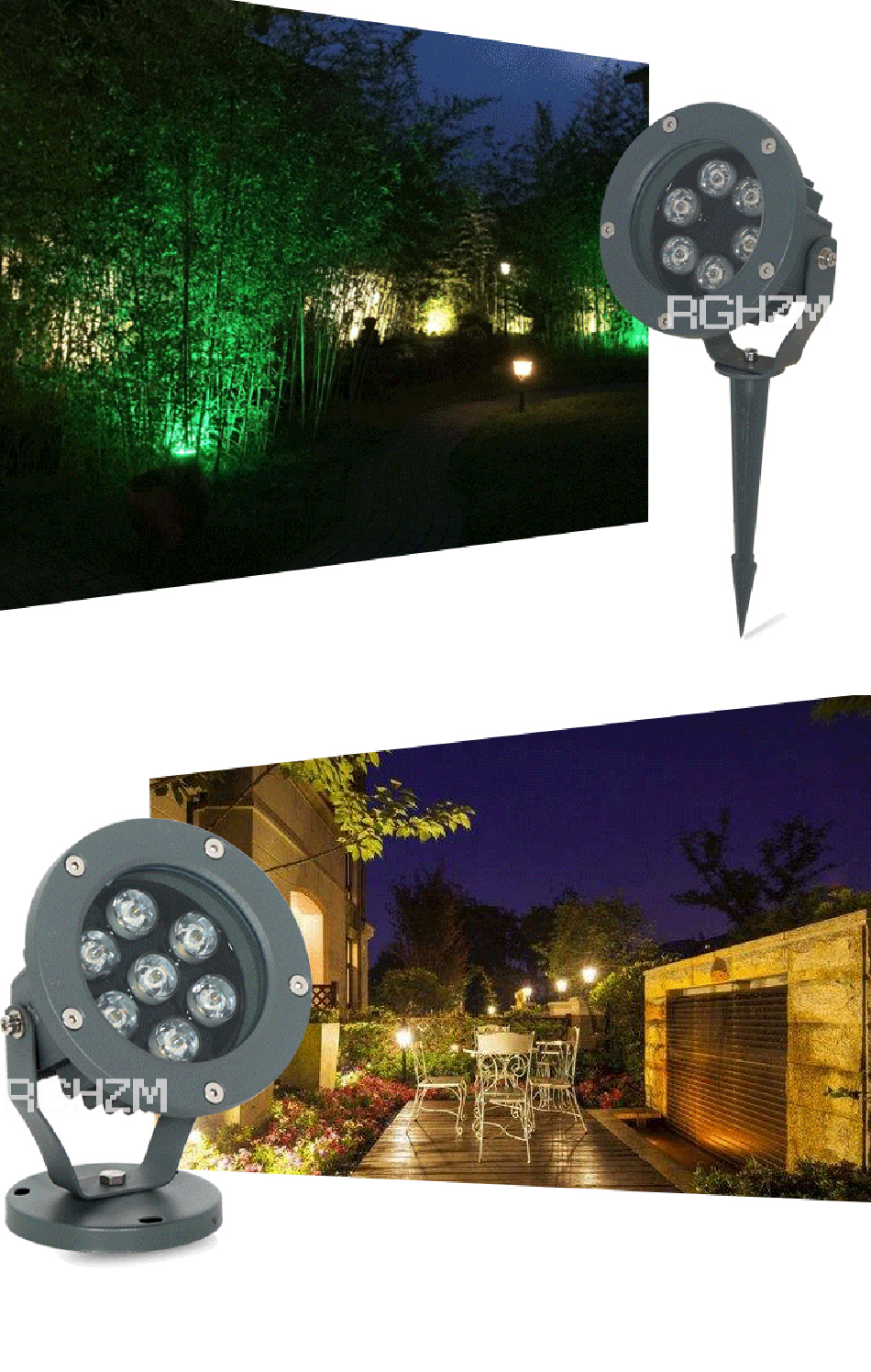 IP67 Waterproof 6W 7W 9W 12W 15W 18W LED Flood Light Outdoor LED Lawn Lamp Garden Lighting Insert The Ground DC12V Spotlight