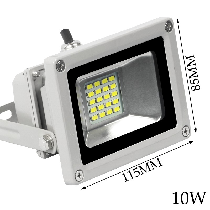 10pcs/lot 10W 20W 30W 50W 70W 100W Reflector Led Flood Light Spotlight AC85-265V Waterproof Outdoor Wall Lamp