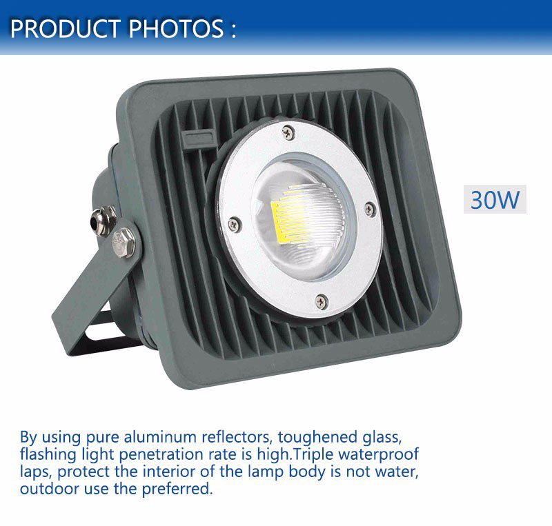 4pcs Waterproof outdoor LED flood light 30w 50w 70w 80w 100w 150w spotlight projection lamp Home Garden Outside light