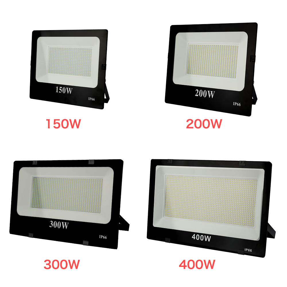 IP66 Waterproof 10W 20W 30W 50W LED Flood Light and 100W 200W Floodlight LED Spotlight Reflector LED Outdoor Lighting 110V 220V