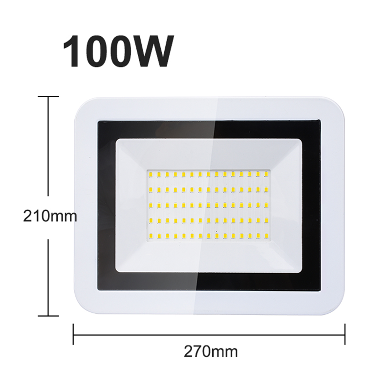 LED Flood Light Outdoor Spot Light 220V IP66 Waterproof Super Bright Security Floodlights Wall Light for Garage Garden Yard