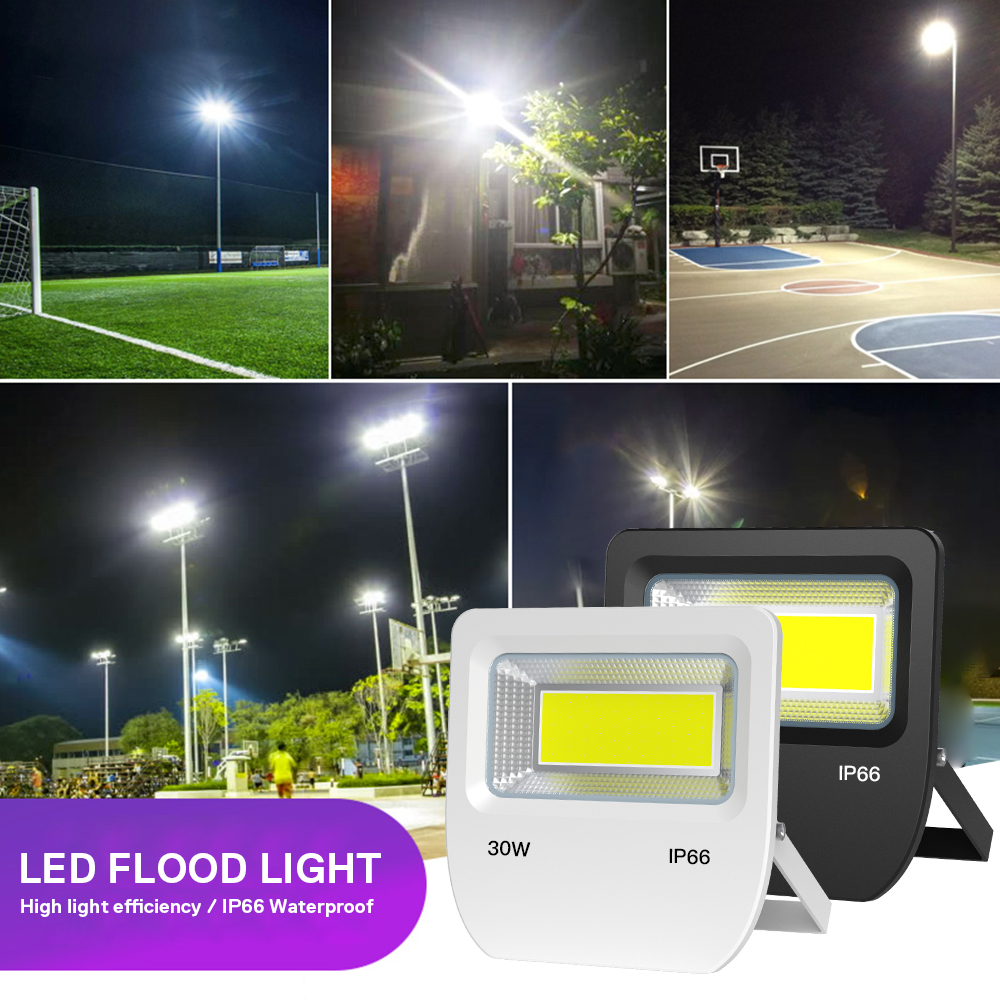 LED FloodLight 30W 50W 100W Reflector LED Flood Light Spotlight Wall Outdoor Lighting Waterproof IP66