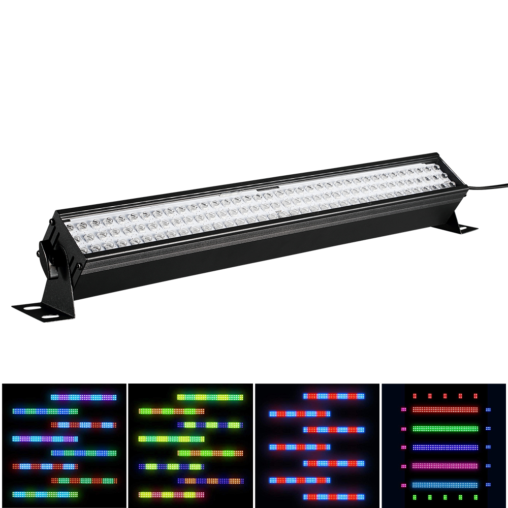 108 LED RGB Disco Light LED stage light Christmas atmosphere bar light DMX-512 mode Wall Washer Lighting for Bar DJ home ktv
