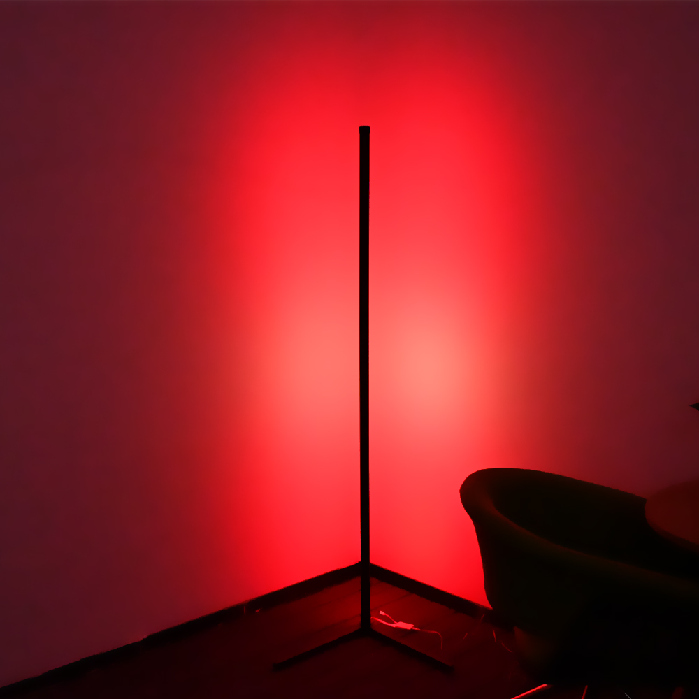 Modern RGB Floor Lamp Standing Pole Bedroom Night Dimming Standing Lamp For Living Room Bedroom Home Decor Indoor Light Fixtures