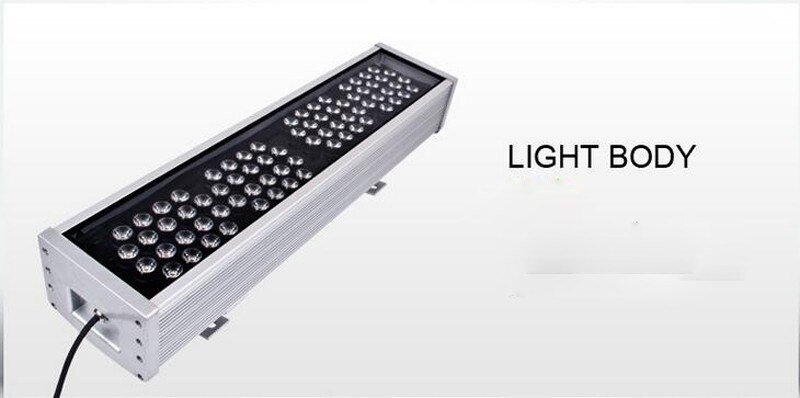 72W 1m LED Wall Washer Landscape Light AC 24V AC 85V-265V Outdoor Lights Wall Linear Lamp Floodlight 100cm Wallwasher