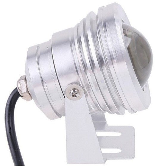 10pc 10W AC 85-265V Underwater Spot LED Exterieur Light Garden Lamp Pool Light Aquarium Fountain Light Outdoor US/EU/AU Plug