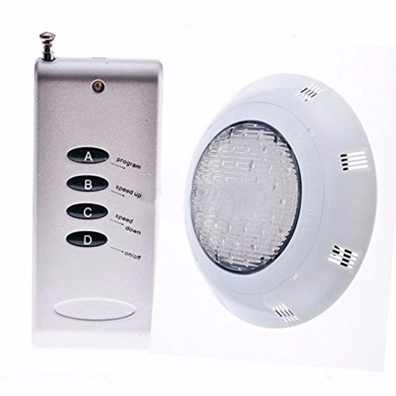 3Pcs/Lot Wall Mounted 35w 546 LedsUnderwater Spotlight Lamp With Remote Control Pond Lights 12V Lighting Fountain