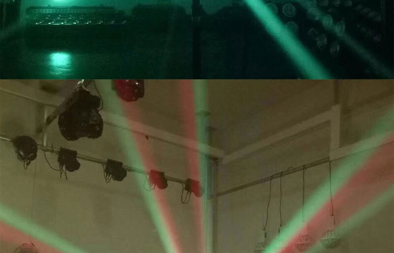 12x10w Double Arms Beam Light DMX512 Moving Head Light Football DMX512 Laser Light DJ Bar Party Show Stage Light