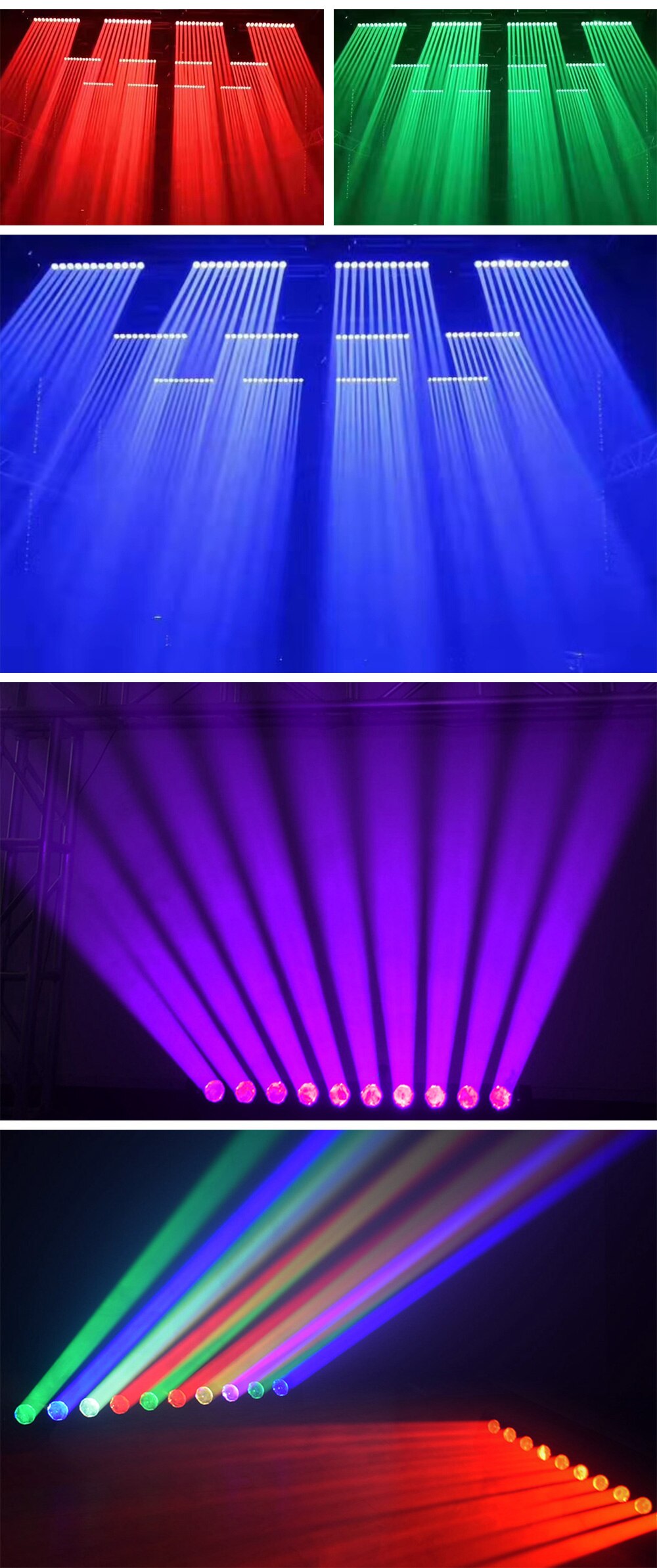 LED 10x40W Moving Head Beam Wash 2IN1 Light 150W DMX512 Control Bar Club Stage Effect Lighting Wedding led Wall Washer Bar Light