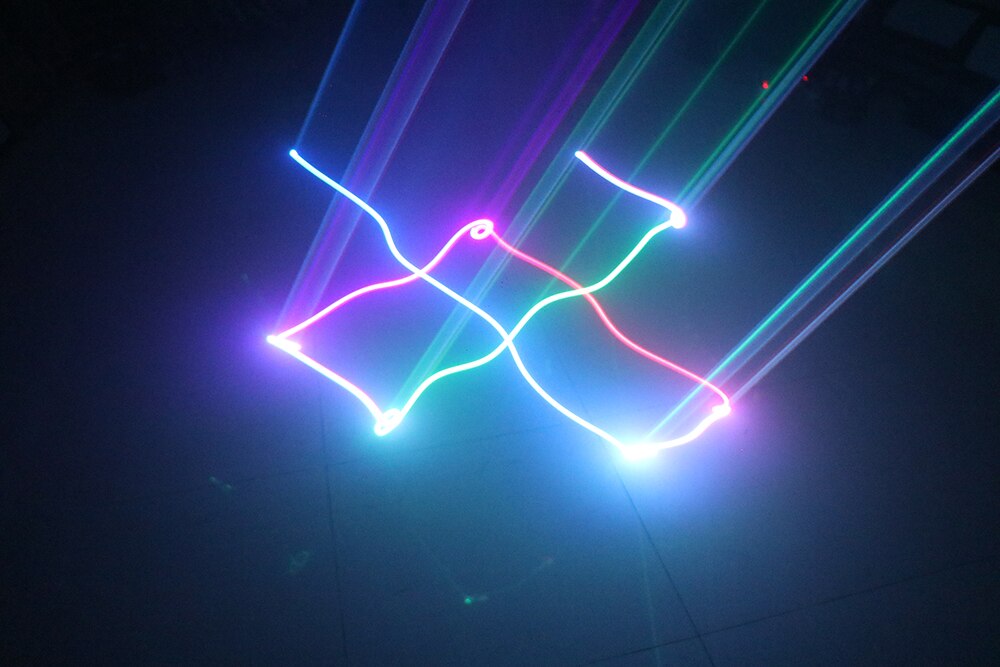 500MW RGB Laser Light 3D Laser Disco Lights Party Lights Professional Lighting Stage Lighting Effect Commercial