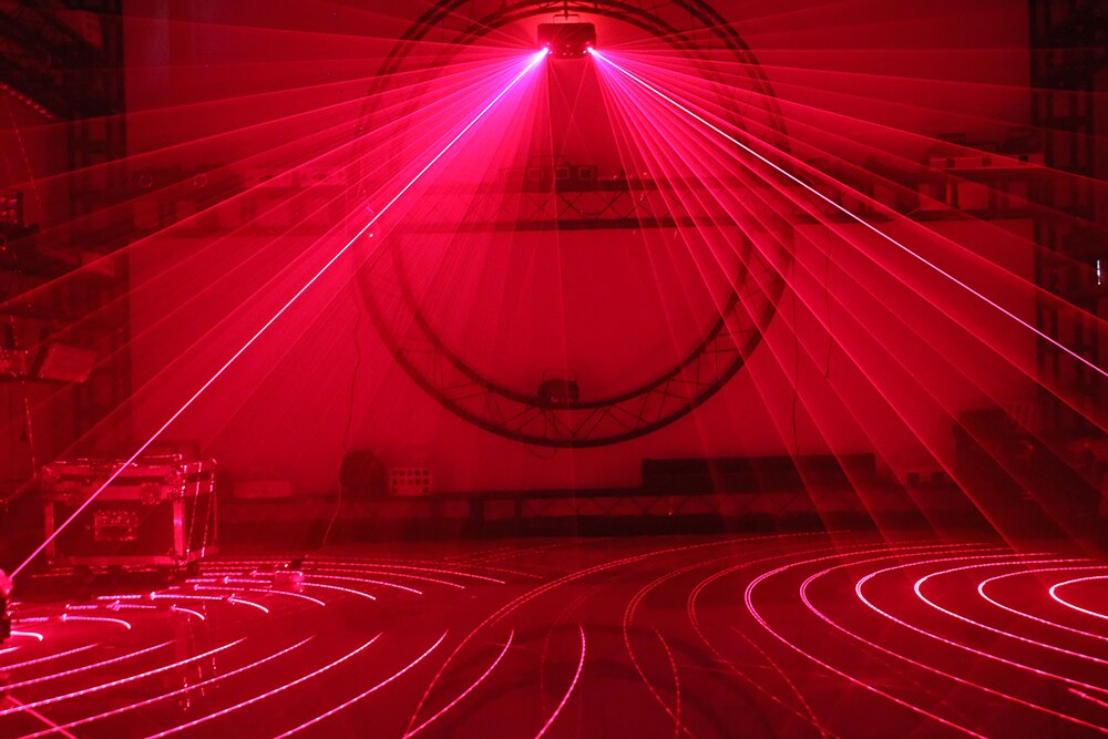 Stage Strobe + Laser 2in1 Effect Light Ktv Dj Scanning Laser Light RGB 3 Color Laser