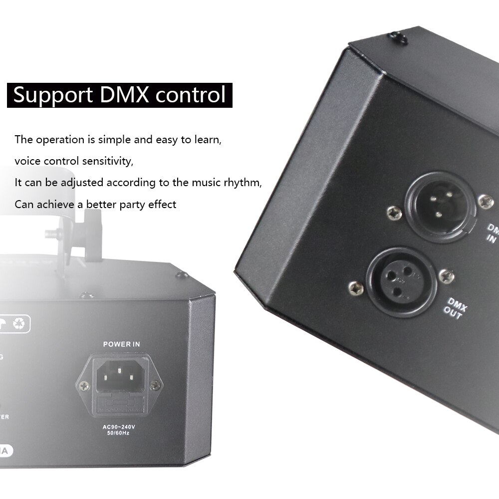 Stage Strobe + Laser 2in1 Effect Light Ktv Dj Scanning Laser Light RGB 3 Color Laser