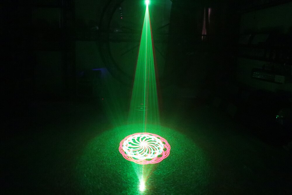Laser stage lighting Single Hole Full Color Grating Animation Laser Light Voice Disco karaoke light Laser Projector