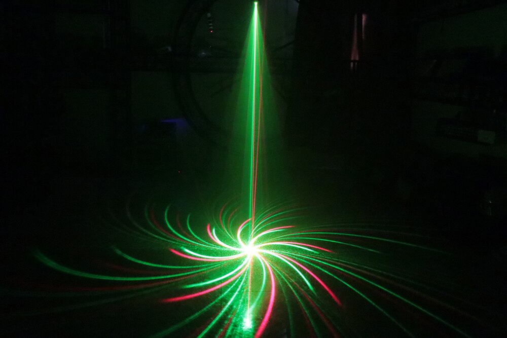 Laser stage lighting Single Hole Full Color Grating Animation Laser Light Voice Disco karaoke light Laser Projector