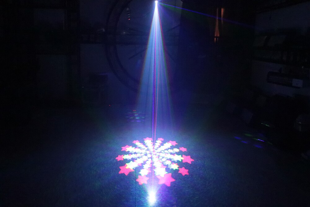 Laser stage lighting Single Hole Full Color Grating Animation Laser Light Voice Disco karaoke light Laser Projector