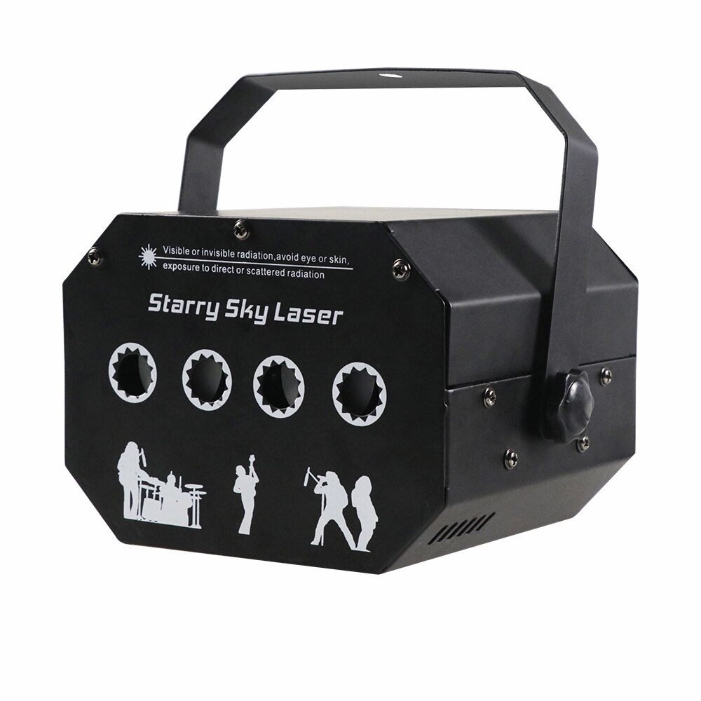 RGB Full Color Starry Sky Laser Light Stage Dj KTV Bar Pattern Laser Projection Light Forefly Laser Effect