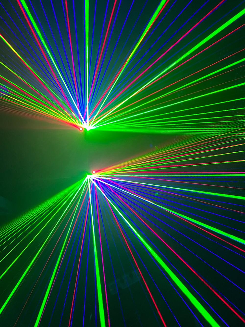 RGB 3-Color Laser Moving Head Light Full Color dot Matrix Effect Laser Light DJ Bar Voice Laser