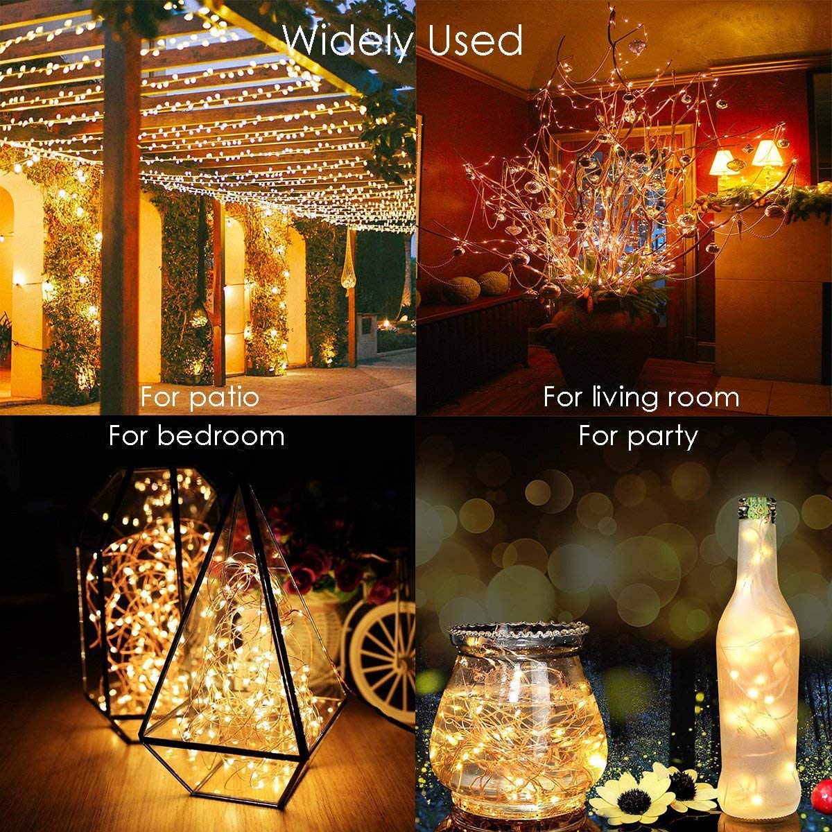 LED Outdoor Solar Lamp String Lights 100/200 LEDs Fairy Holiday Wedding Party Garland Solar Garden Waterproof for Home Led Decor