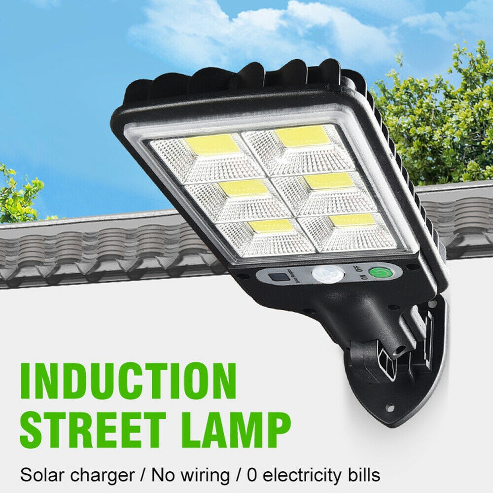 616B Solar Street Lights Outdoor Solar Lamp With 3 Light Mode Motion Sensor Wall Lighting for Garden Patio Path yard