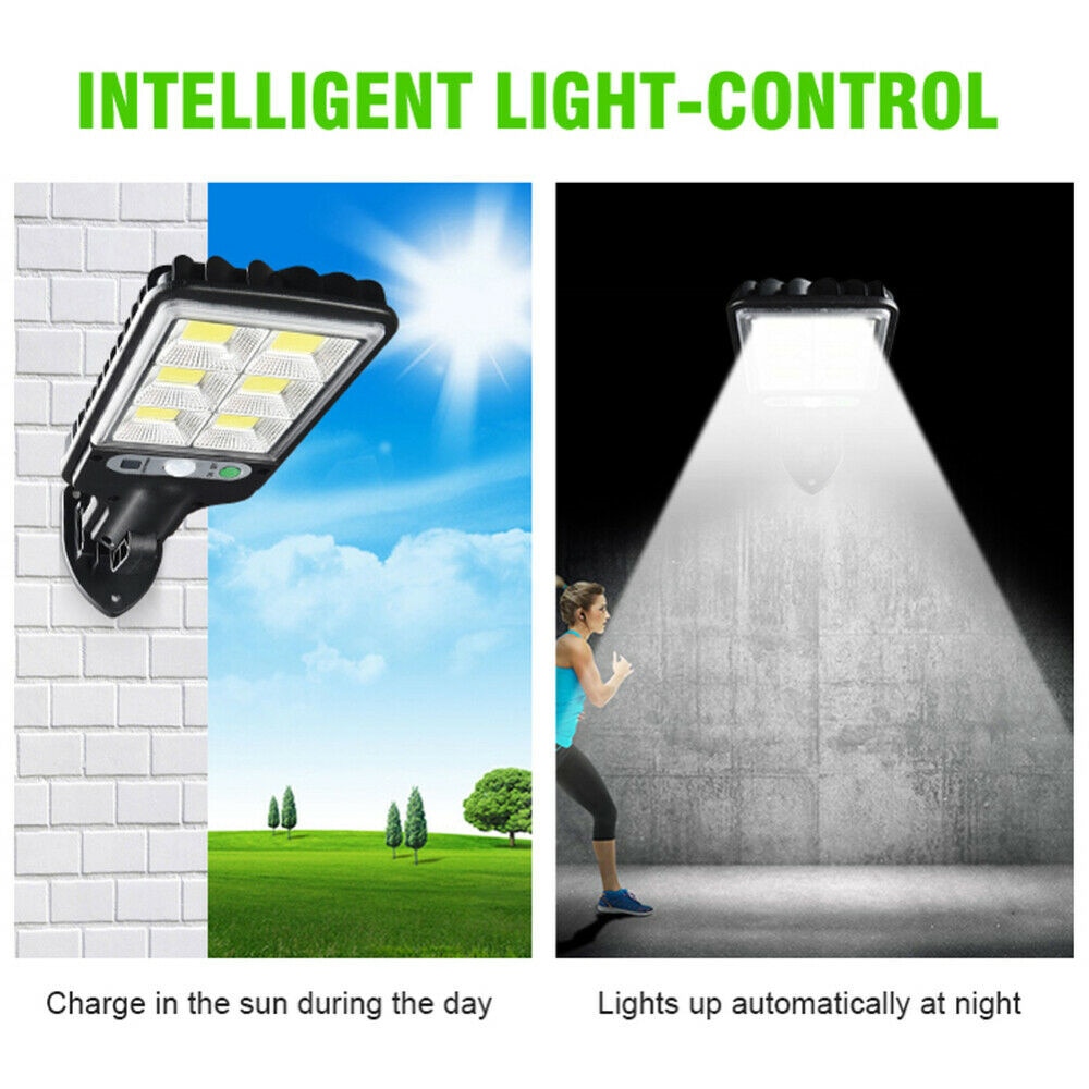 616B Solar Street Lights Outdoor Solar Lamp With 3 Light Mode Motion Sensor Wall Lighting for Garden Patio Path yard