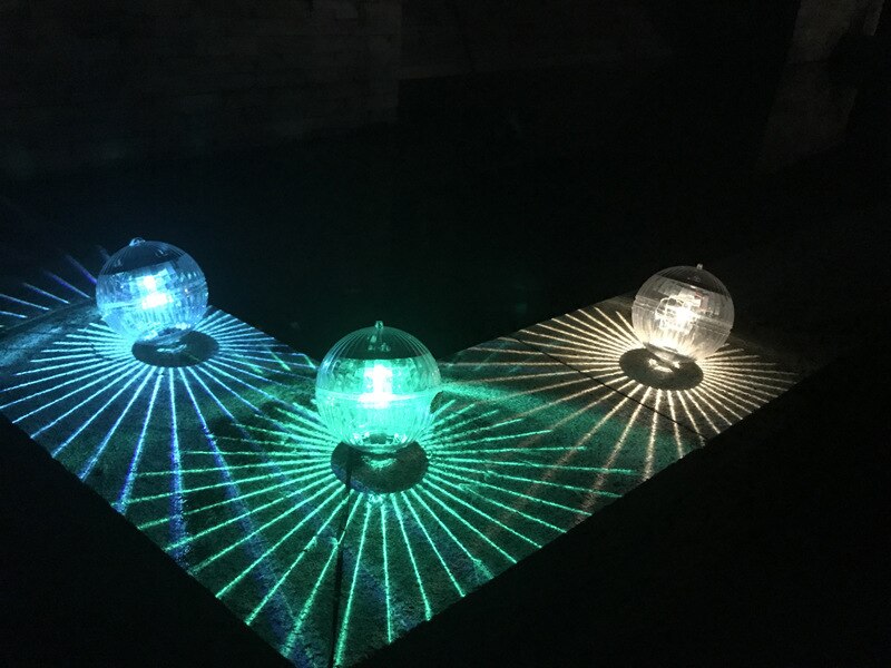 Floating Underwater Light Waterproof Solar Lamp Floating LED Light Underwater Light for Fish Tank Pond Swimming Pool Wedding