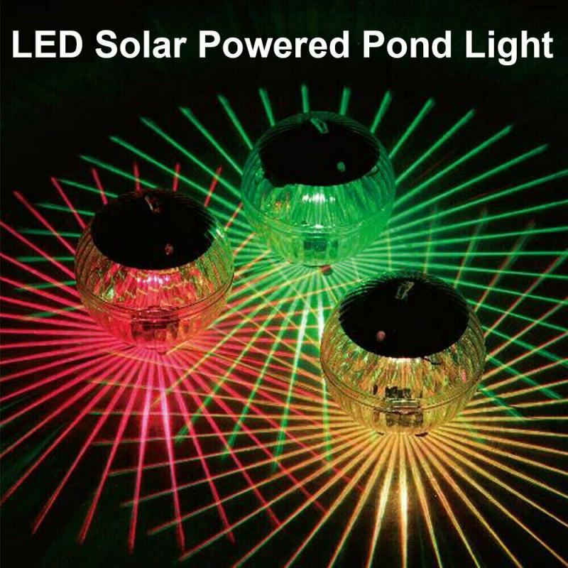 Floating Underwater Light Waterproof Solar Lamp Floating LED Light Underwater Light for Fish Tank Pond Swimming Pool Wedding