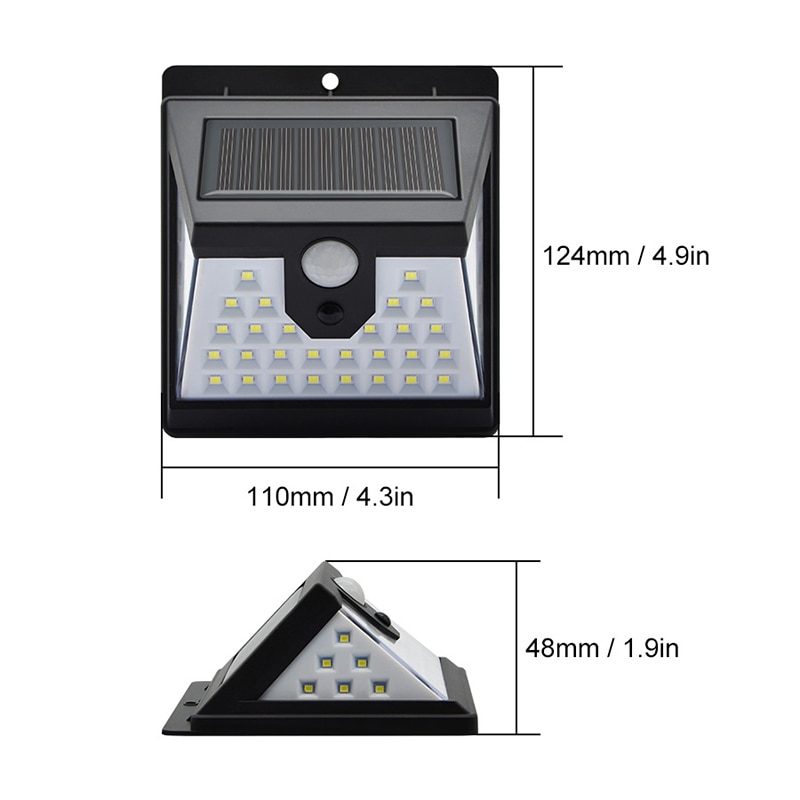 1/2/4pcs 40 LED Solar Power PIR Motion Sensor Wall Lights Waterproof Lamp Solar Porch Garden Solar Light Smart Outdoors Lights