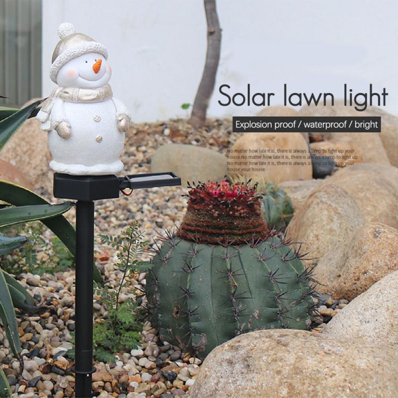 Garden Solar Lamp Outdoor Solar Powered Lamp Waterproof LED Lawn Elves Lamp Landscape Lighting for Pathway Patio yard Lamp Light