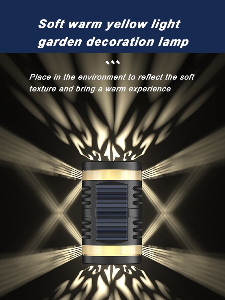 LED Solar Street Lamp Outdoor Waterproof Solar Wall Lamp for Garden yard Pathway Landscape Lighting Garland LED Christmas Lights